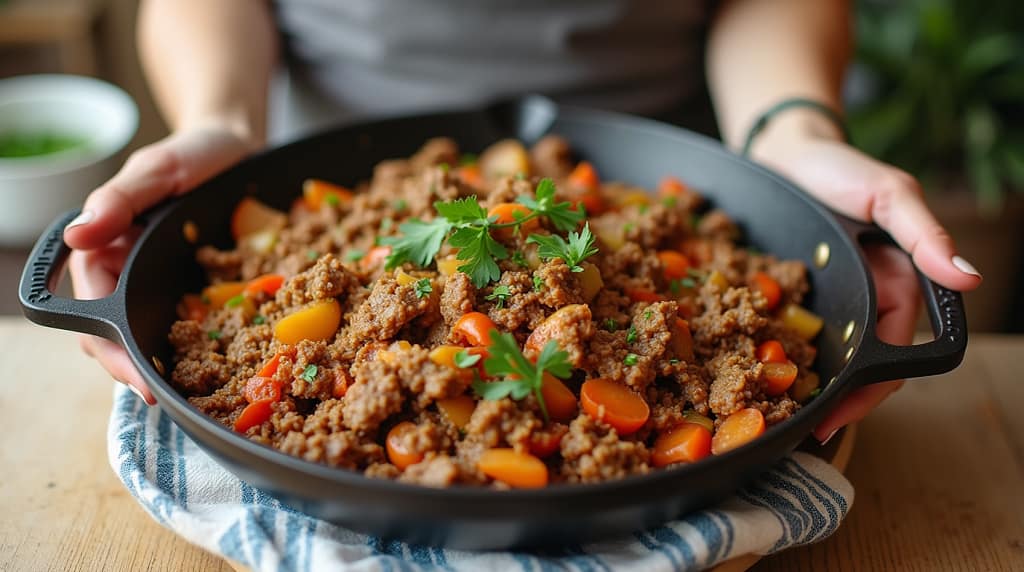 ground beef cabbage skillet