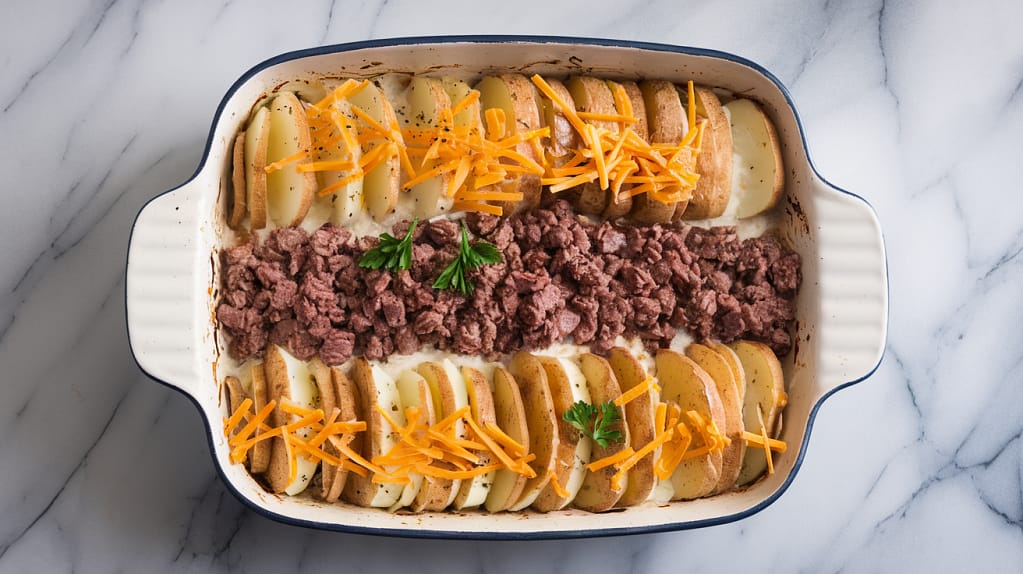 Hobo Casserole Ground Beef Recipe 8