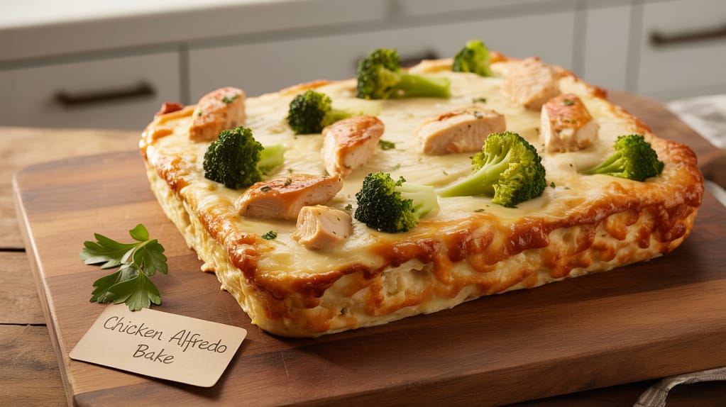 Chicken Alfredo Bake 13