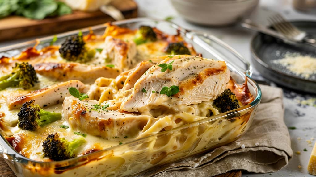 Chicken Alfredo Bake 6