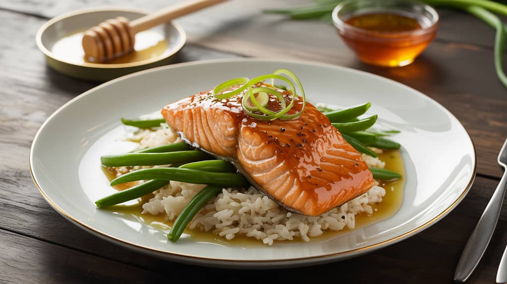 honey glazed salmon 4