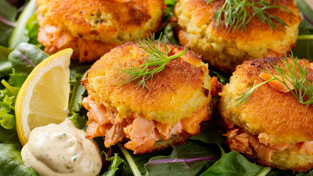 pantry-friendly seafood delight salmon cakes with canned salmon