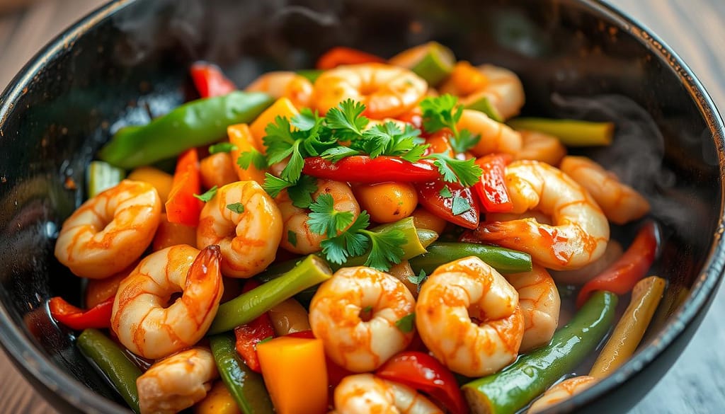 Chicken and Shrimp Stir-Fry Chicken and Shrimp Stir-Fry