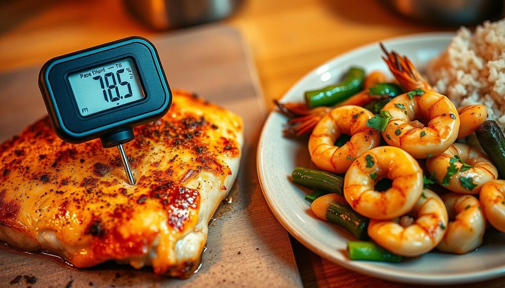 Poultry and Seafood Cooking Temperatures Poultry and Seafood Cooking Temperatures