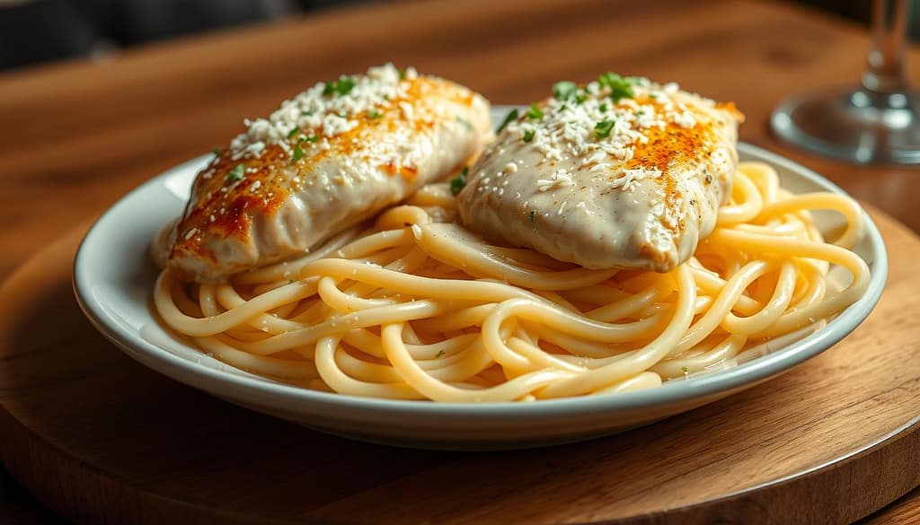 Chicken Alfredo Pasta Dish Chicken Alfredo Pasta Dish