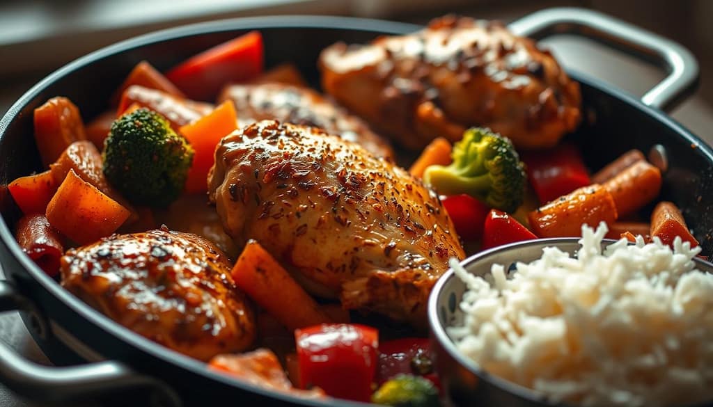 One-Pan Chicken and Vegetable Meal One-Pan Chicken and Vegetable Meal