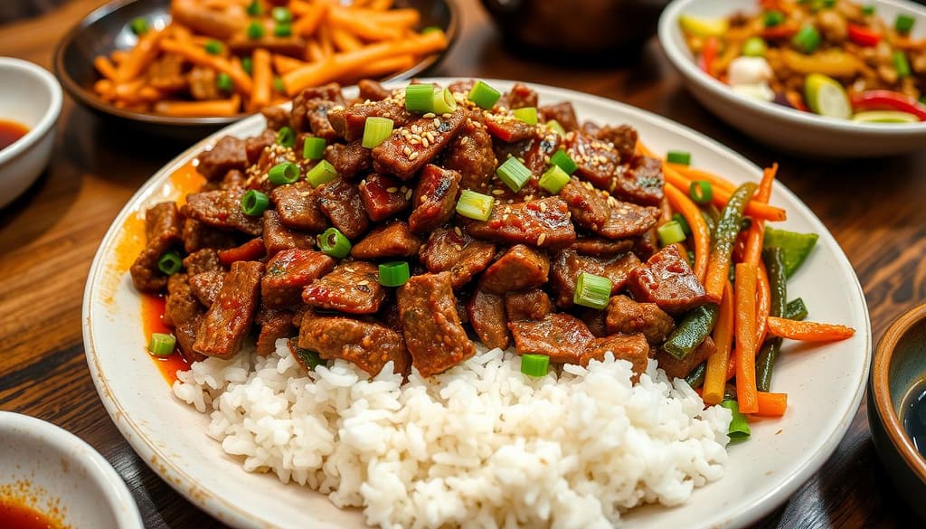 Spicy Ground Beef Bulgogi Variation Spicy Ground Beef Bulgogi Variation